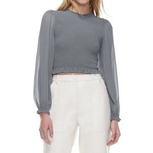 Wilfred Light Blue/Grey Tempest Blouse in Excellent Condition